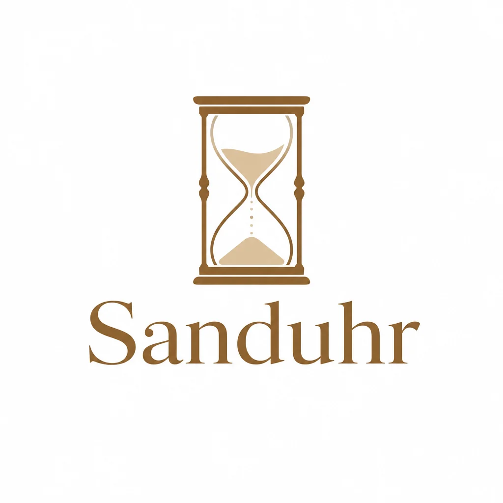 Sanduhr Logo für sanduhr