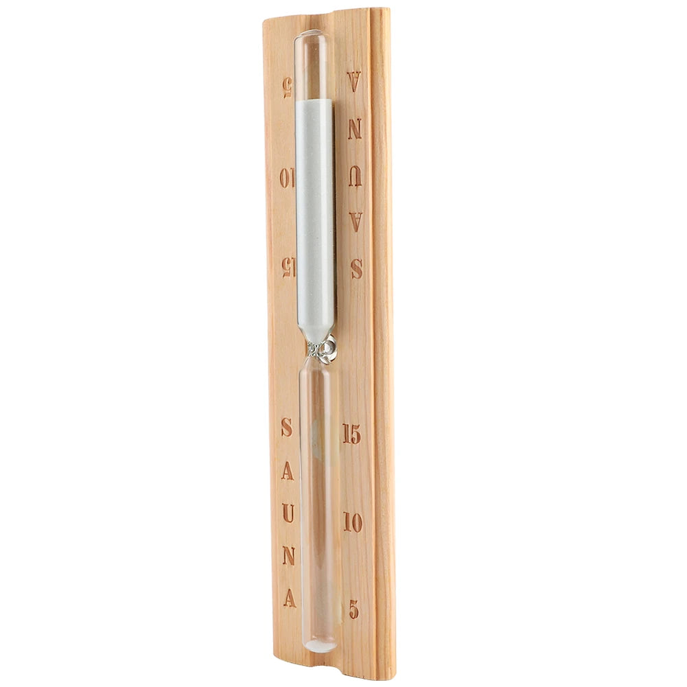 Sanduhr 15 Minuten Holz