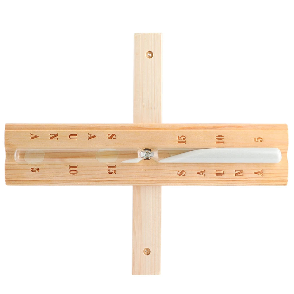 Sanduhr 15 Minuten Holz