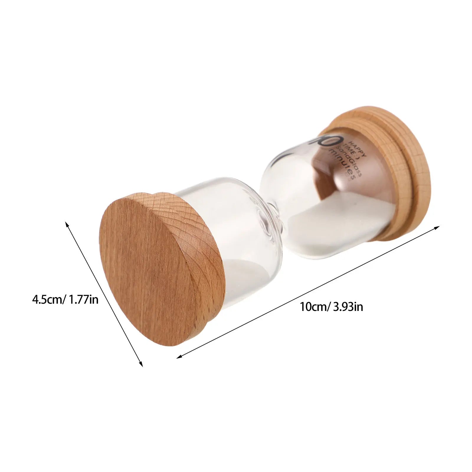 Sanduhr 10 Minuten Holz
