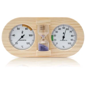 Sauna Thermometer Sanduhr 1
