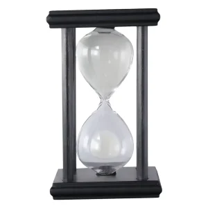 Sanduhr Deko Schwarz 1