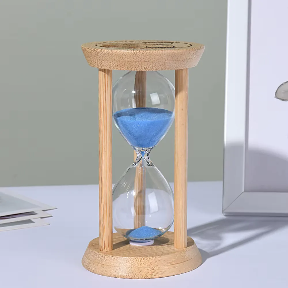 Sanduhr Zähneputzen Holz 2