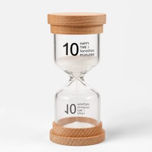 Sanduhr 10 Minuten Holz