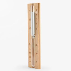 Sanduhr 15 Minuten Holz