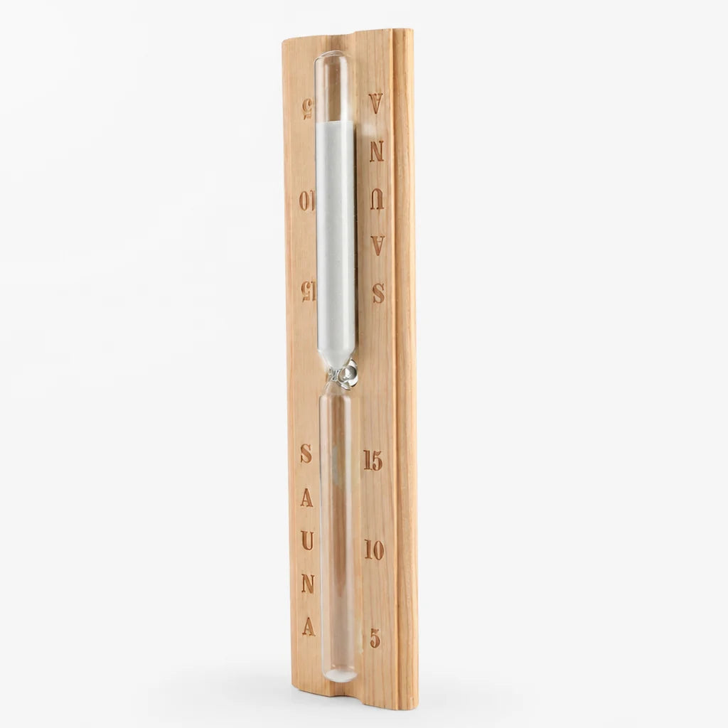 Sanduhr 15 Minuten Holz