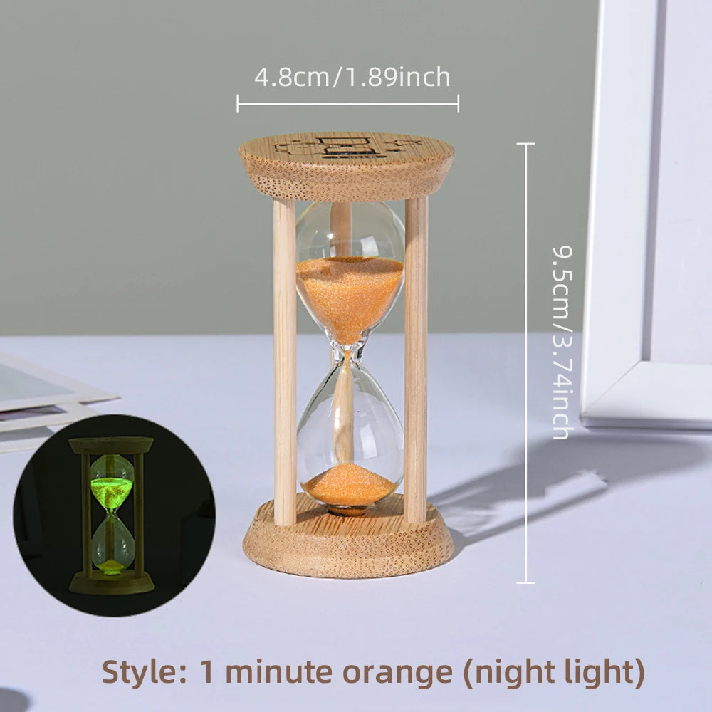 Sanduhr 2 Minuten Holz