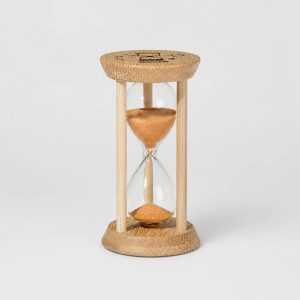 Sanduhr 2 Minuten Holz