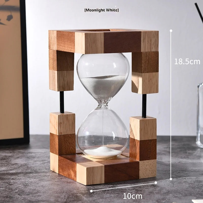 Sanduhr 30 Minuten Holz