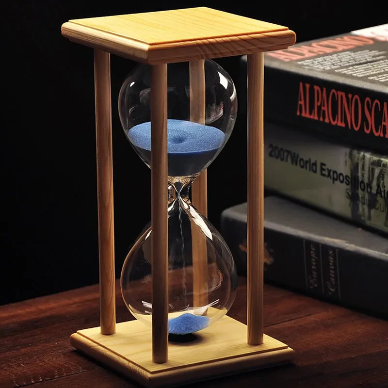Sanduhr 60 Minuten Holz