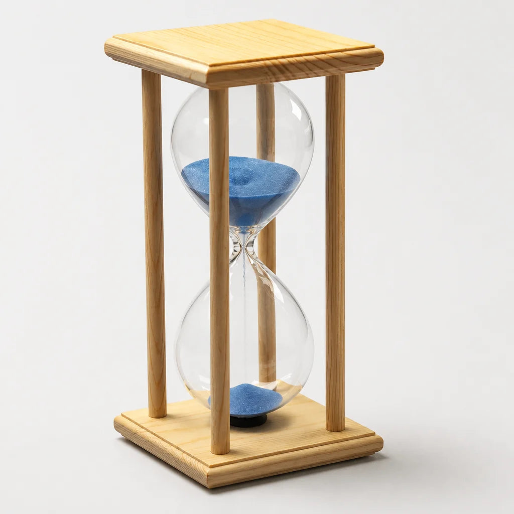 Sanduhr 60 Minuten Holz