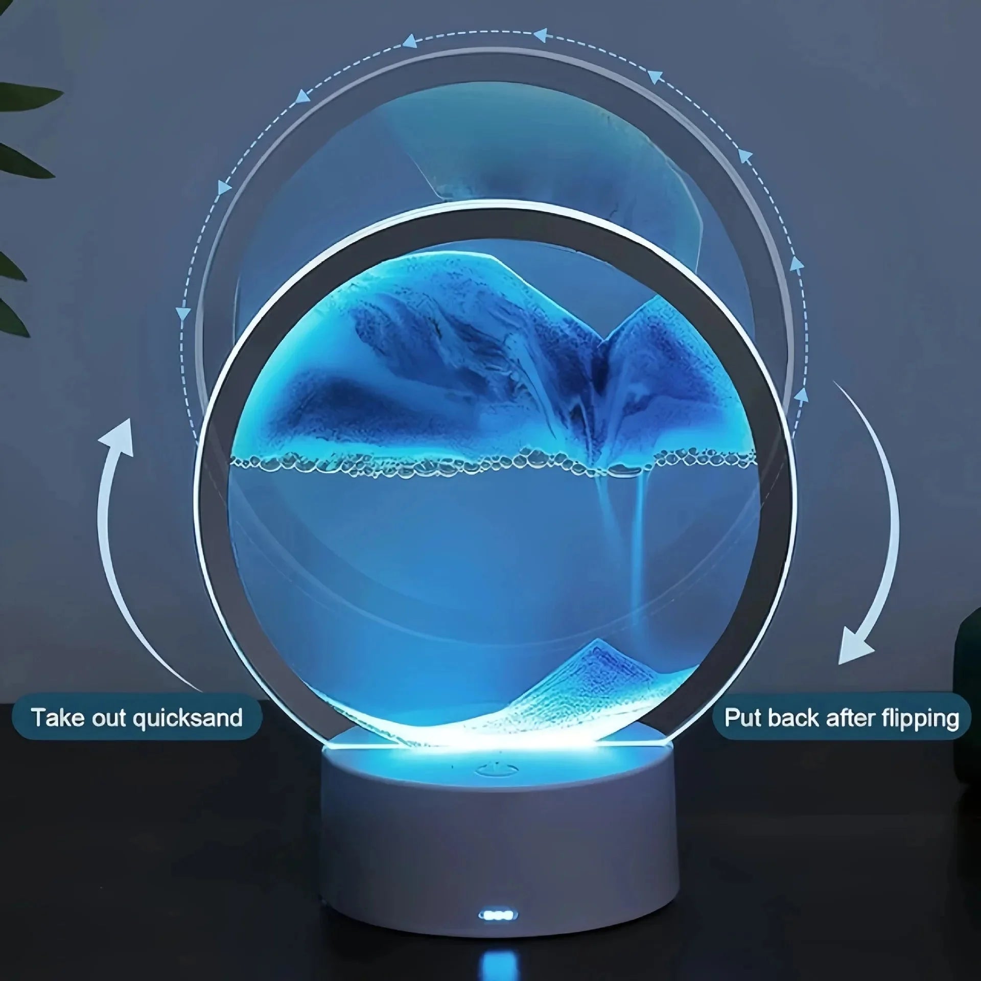Sanduhr Lampe