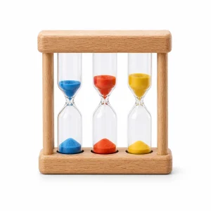 Sanduhr Set Holz 1