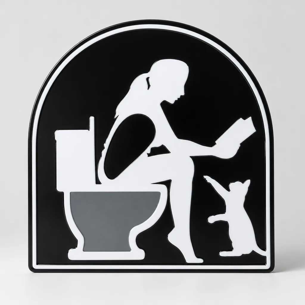 Sanduhr Toilette Frau 1